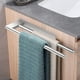 thumbnail image 5 of Toallas para Baño Toalla de Mano, Tira de Toalla de Mano, Tira de Toalla de Baño Autoadhesiva, Toallas de Mano Cepilladas de Acero Inoxidable Montadas en la Pared para Baño, 5 of 6