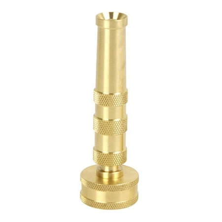 Solid Brass Barrel Twist - 4 in. Solid Brass Heavy Duty Twist Hose Nozzle