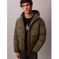 thumbnail image 4 of Chamarra Hooded Puffer Jacket Calvin Klein Verde Para Hombre Termica Gorro, 4 of 5