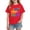 Red A, variant on WRKEKC Boys T-Shirts Short Sleeve Round Neck Print Soft Cotton Tops with First Day of School Pattern for Kids Daily Wear 3-10 Years