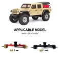 thumbnail image 3 of Eje trasero Tholdsy RCGOFFLOW 1 Uds aleación de aluminio para 1/24 Axial Scx24 RC rojo, 3 of 6