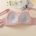 thumbnail image 4 of snilers Daisy Bras for Women Comfortable Mesh Breathable Bra Full Support Wide Back Bralettes No Underwire Everyday Bras, 4 of 9