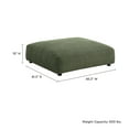 thumbnail image 3 of Solace Modular Corduroy Upholstered Ottoman in Fern, 3 of 7