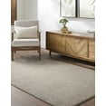 thumbnail image 2 of Hauteloom Freemansburg Wool Living Room, Bedroom Area Rug - Contemporary - High Pile - Gray - 9'9" Square, 2 of 19