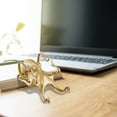 thumbnail image 3 of Creative Octopus Mobile Phone Holder Gold Octopus Mobile Phone Holder, 3 of 5