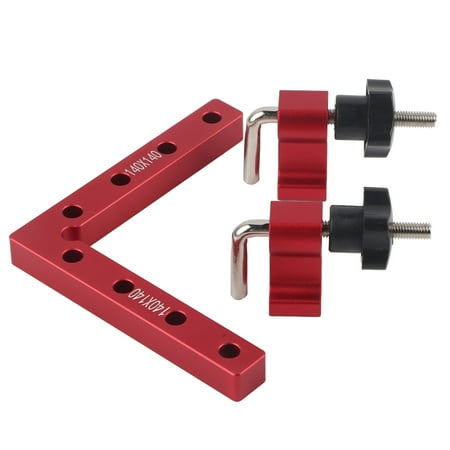 

Big sale Carpenter Clamping Tool Right Angle Clamp 90° L Shaped Auxiliary Fixture Positioning Panel Clip140mm