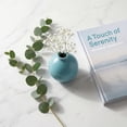 thumbnail image 4 of Unique Bargains Small Ceramic Bud Tiny Matte Decorative Vase Cyan 2.6"L x 2.6"W x 2.8"H, 4 of 6