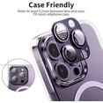 thumbnail image 5 of Camera Lens Protector for iPhone 14 Pro / iPhone 14 Pro Max, Alloy Metal Camera Cover with Tempered Glass Screen Protector Accessories,Case Friendly,Scratch Resistant,Easy to Install - Deep Purple, 5 of 5
