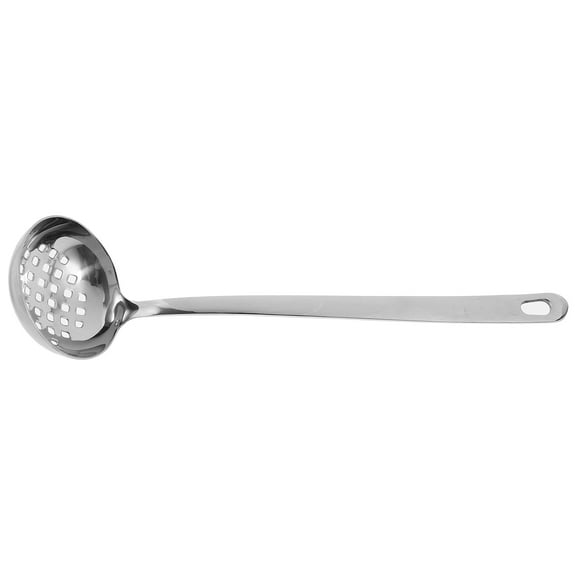 Stainless Steel Kitchen Strainer Spoon Perforated Stainless Steel Serving Ladle Household Spoon