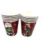 thumbnail image 1 of Juego de vajilla desechable navideño YONGSHENG con tema de Papá Noel y muñeco de nieve, 1 of 5