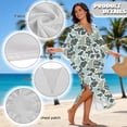 thumbnail image 4 of XYZCANDO Fish Camo Kaftan Dresses for Women Plus Size Bathing Suit Cover up Caftan Maxi Beach Dresses Flowy Swim Cover Up Plus Size Beachwear Vacation Outfits Resort Wear, 4 of 7