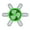 Green, variant on Osdhezcn Ceiling Fan LED Ceiling Garage Light Workshop Lighting Plastic Texture Fan Light