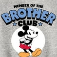 thumbnail image 3 of Disney - Member Of The Brother Club - Youth Crewneck Fleece Sweatshirt, 3 of 5