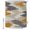 Yellow, variant on Small Stall Shower Curtain 36x72 Inch Narrow Half Size Yellow Abstract Bath Curtains Bathroom Decor, Boho Retro Zigzag Ikat Wave Modern Waterproof Fabric Shower Curtain Set with Hooks 36 Inch