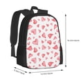 thumbnail image 3 of Daiia Hearts Backpack for Men and Women -Durable Backpack Large Capacity, Water-Resistant Bag with Adjustable Straps and Laptop Compartment, 3 of 9