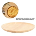 thumbnail image 3 of Platón Redondo de Madera, Limpieza Fácil de Madera Placa de Madera de Madera Elegante Para Reuniones Familiares Para Reuniones Familiarias, 3 of 7