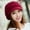 Wine, variant on Idoravan Beanie Hats for Women Winter, Womens Warm Windproof Crochet Skullies Knitted Woolly Hat Winter Cap Wine