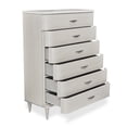 thumbnail image 5 of Michael Amini Eclipse 6-Drawer Wood & Marble Chest in Moonlight Gray, 5 of 11