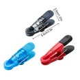 thumbnail image 3 of Refrigerator Food Sealer Clip Anti-skid Sealing Clamps Multi-functional Clip Household Kitchen Tickets Receipt Document Clips Home Kitchen Office Blue, 3 of 7