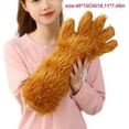 thumbnail image 2 of Plush Bear Claw Mitten Cute Fluffy Bear Paw Glove Winter Long Glove Halloween Costume Cosplay Party Full Finger Mitten, 2 of 4
