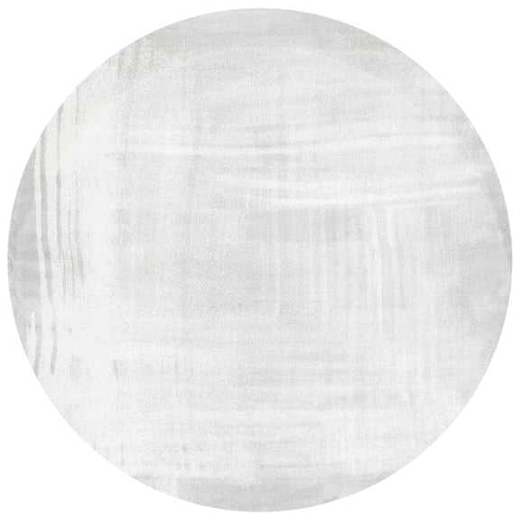 SAFAVIEH Skyler Steward Abstract Area Rug, Grey/Ivory, 6'7" x 6'7" Round