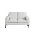 thumbnail image 3 of Elm & Oak Nathaniel Loveseat with Side Pocket and USB, Gray Upholstery, 3 of 10