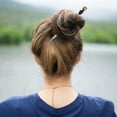 thumbnail image 4 of Casewin 10Pcs Acetate Hair Sticks, Tortoise Shell Hairpin Chopsticks, Hair Accessories Hair Pins Chinese Retro Hairpins Disk Hair, 4 of 5