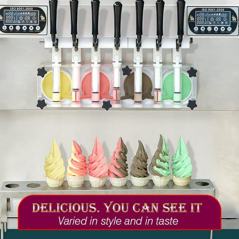 Kolice Commercial Gelato Hard Ice Cream Machine,Italian Water Ice  Machine,12 -15 gal / Hour