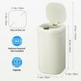 thumbnail image 2 of 8 Gallon Motion Sensor Trash Can with Lid, Automatic Kitchen Garbage Can Touchless, 30 Liter Smart Stainless Steel Waste Bin for Home Office Kitchen Bathroom, 2 of 7