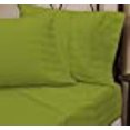 thumbnail image 2 of Linen Store 26-30 inches Extra Fit Deep Pocket Hotel Finish Adjustable Room 1-Piece- Fitted- Sheet Both Pattern Solid/Stripe 500 Thread Count 100% Pima Cotton (Full, Stripe,Parrot Green)., 2 of 2