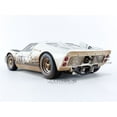 thumbnail image 4 of Shelby Collectibles SC432 1966 Ford GT-40 MK II No.98 White with Black Hood After Race Dirty Version 1 by 18 Scale Diecast Model Car, 4 of 6