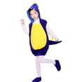 thumbnail image 3 of FINALGANG Boys Girls Kids Dinosaur Dress Up Set Sleeveless Hooded Romper With Shoe Covers For Party Performance Wear Classic Outfit, 3 of 5