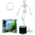thumbnail image 6 of Dancing Skeleton Aquarium Bubbler,Air Driven Moving Skeleton Fish Tank Decoration Glow In Dark Halloween Aquarium Ornament Safe Resin Terrarium Decor Gift(B）, 6 of 6