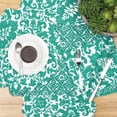 thumbnail image 4 of Madison Aqua Cotton Reversible Napkin, Set of 6, 4 of 5