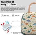 thumbnail image 3 of Womens Beige Dinosaurs Plants Leaves Pattern Lunch Box for Work,Insulated Lunch Bag for Women,Loncheras Para Mujer,Leakproof Adult Lunch Bag for Work,Beach,Travel,Picnic,Camping, 3 of 7