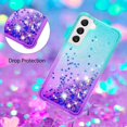 thumbnail image 5 of Case for Samsung Galaxy S23 Plus, Galaxy S23 Plus Case Liquid Cute Clear Glitter Shockproof Anti-Scratch Soft TPU Protective for Girls Women Phone Case for Samsung Galaxy S23 Plus Gradient Blue, 5 of 12