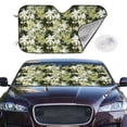 thumbnail image 2 of Kdxio Hawaii Palms Print Windshield Sun Shade,UV Rays and Sun Heat Protection,Sunshade for Car Windshield,Car Shade Front Windshield - Medium, 2 of 6