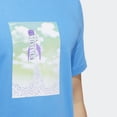 thumbnail image 5 of Big & Tall adidas Spaceship Boost Graphic Tee Color: Almost Blue Size: 3XL, 5 of 6