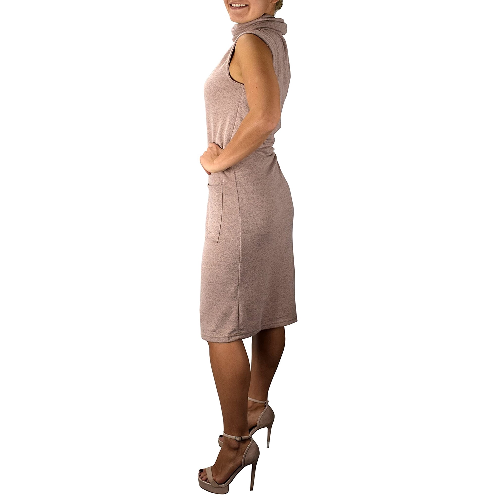 Blush sleeveless dress online