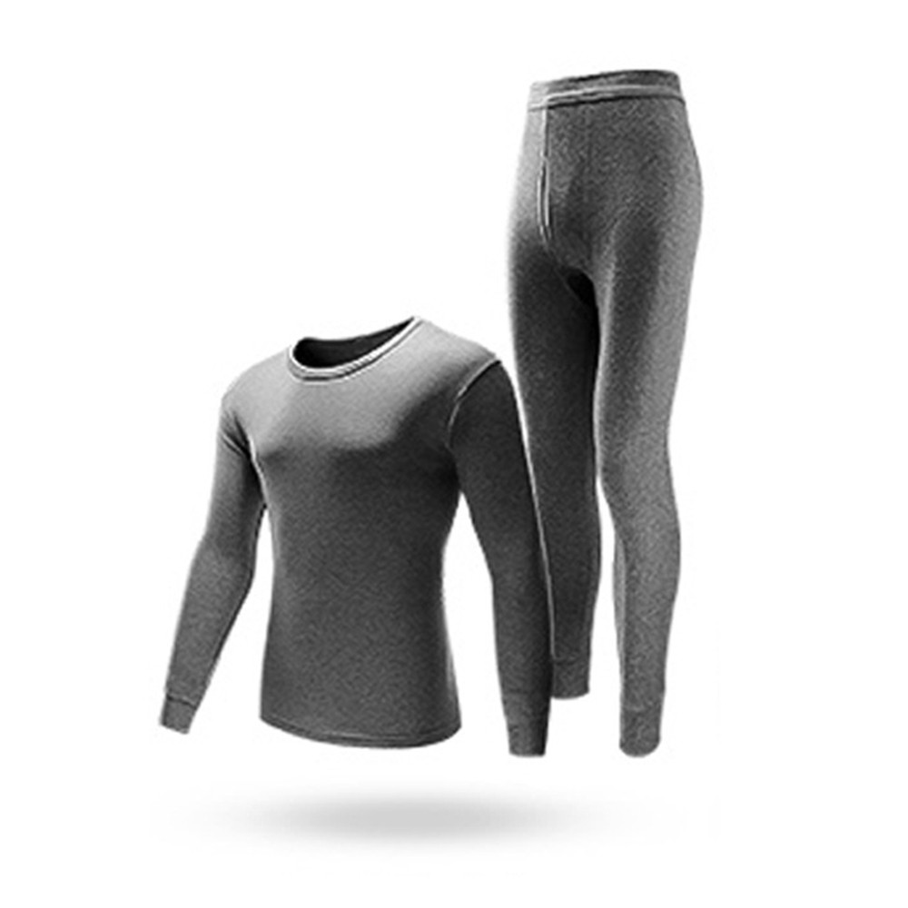 Men Fleece Lined Thermal Winter Warm Tops Pants Underwear Bottom Long