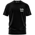 thumbnail image 2 of Rollin Hard Men's Boomin Lowrider black heavyweight classic boxy fit front and back print graphic tee shirt, 2 of 5