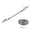 Silvery 28cm, variant on Portable Mosquito Coil Holder Clip,Flexible Height Adjustable Metal Incense Stick Stand Holder,Mosquito Coil & Incense Holders for Outdoor Pool Side Patio Deck,Camping and Hiking