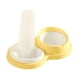 thumbnail image 5 of Cuencos 2 en 1 para perros y gatos, cuencos para agua y comida, cuencos para comida húmeda y seca, platos para perros pequeños Amarillo, 5 of 9