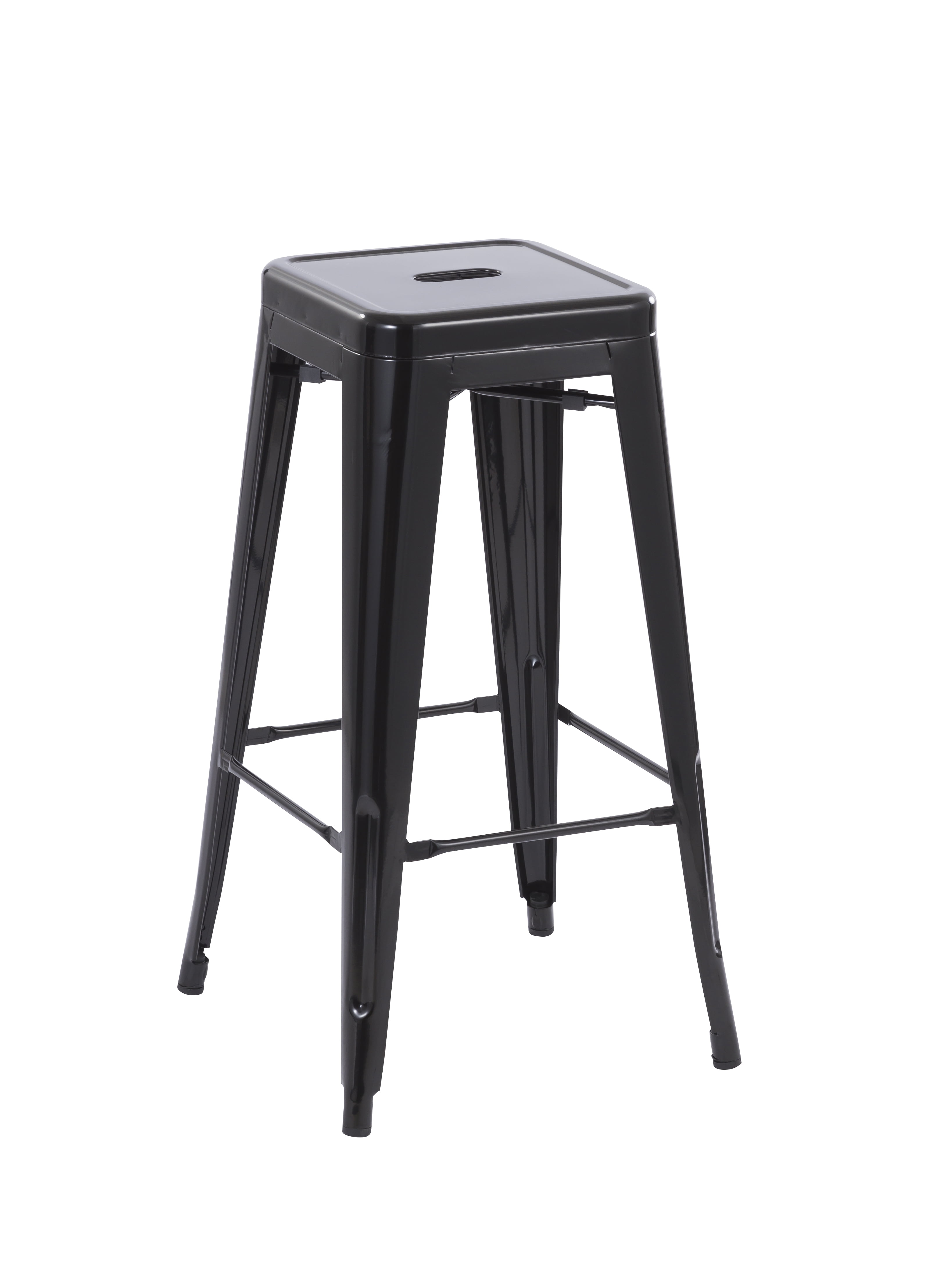 gunmetal bar stools with back