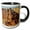 Black/White, variant on 3drose, Morocco, El Jadida Province., 11oz Two-tone Green Mug