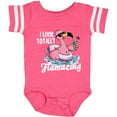 thumbnail image 3 of Inktastic I Look Totally Flamazing with Flamingo in Sunglasses Boys or Girls Baby Bodysuit, 3 of 5
