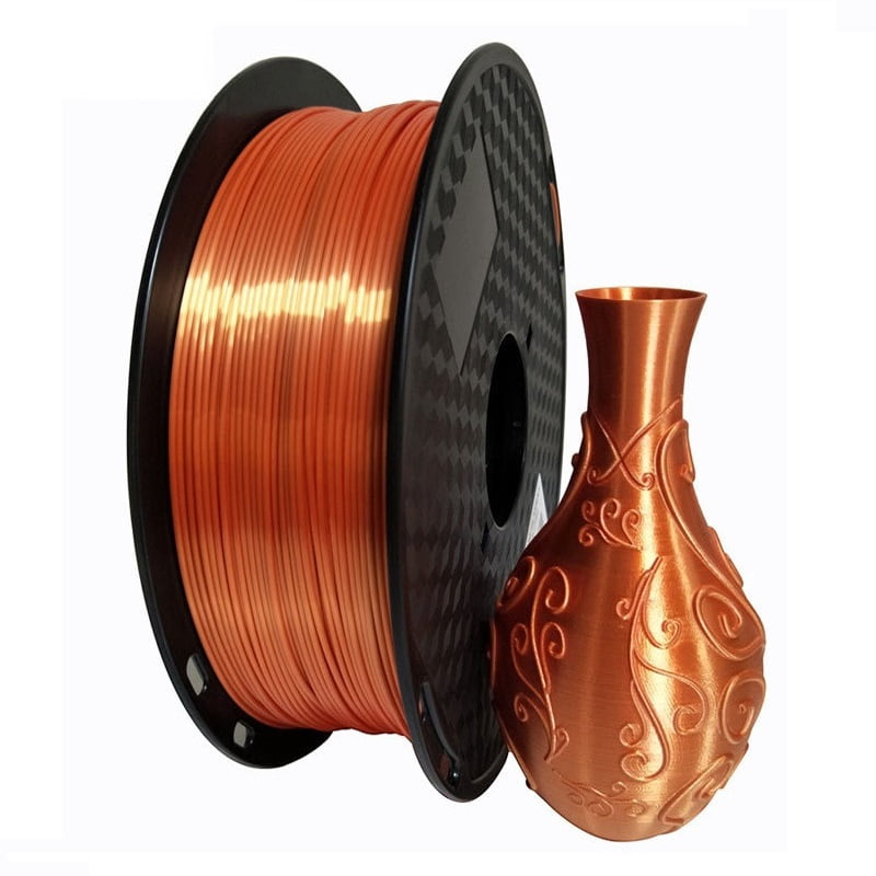 Orange 3d Printer Pla Filament 1.75mm 500g 3D Printing Material Metal Feel Silk Print Filament