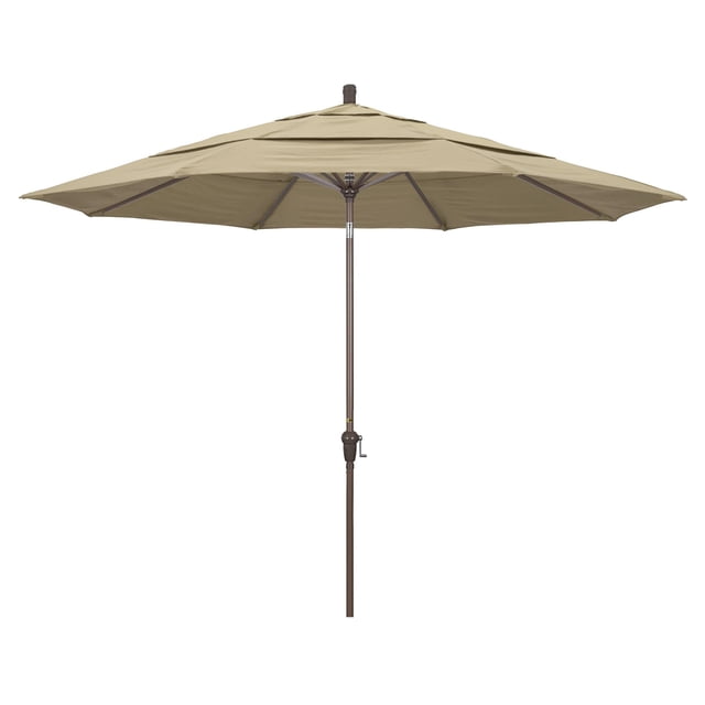 California Umbrella Parasol de Patio 11 Pieds Beige