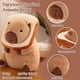 thumbnail image 2 of Cute Capybara Plush Pillow with Bread Kawaii Soft Capybara Plush Doll Pillow Capybara Stuffed Animals Toys, 2 of 5
