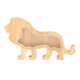 thumbnail image 2 of Alcancía de madera con forma de cerdito, contenedor para guardar dinero en efectivo, caja para ahorrar monedas, escultura decorativa León, 2 of 7